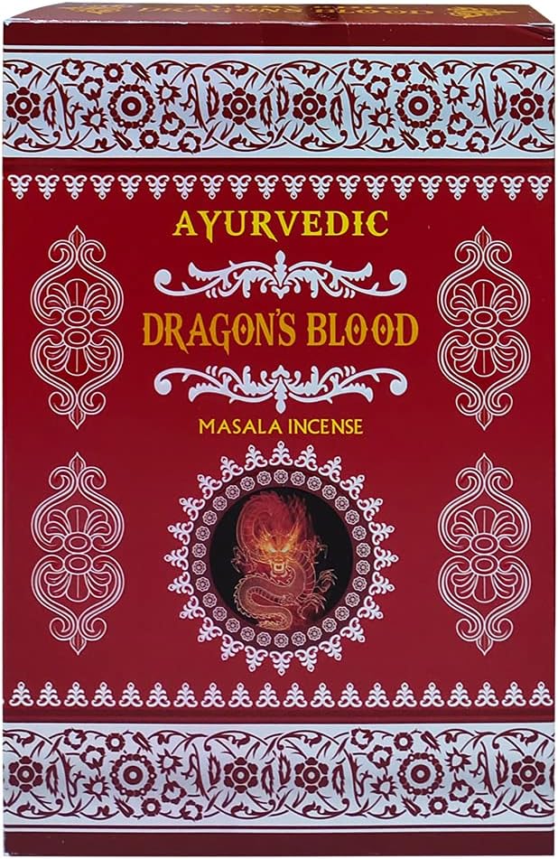 TRUMIRI Dragons Blood Incense Sticks and Holder Bundle