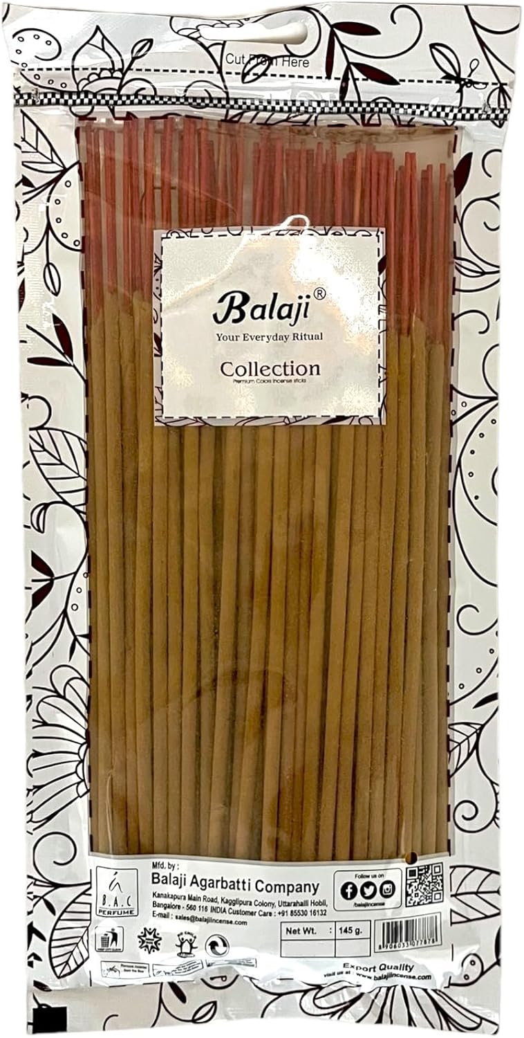Balaji Finest Colour Incense Sticks 145 Grams Pack Palo Santo