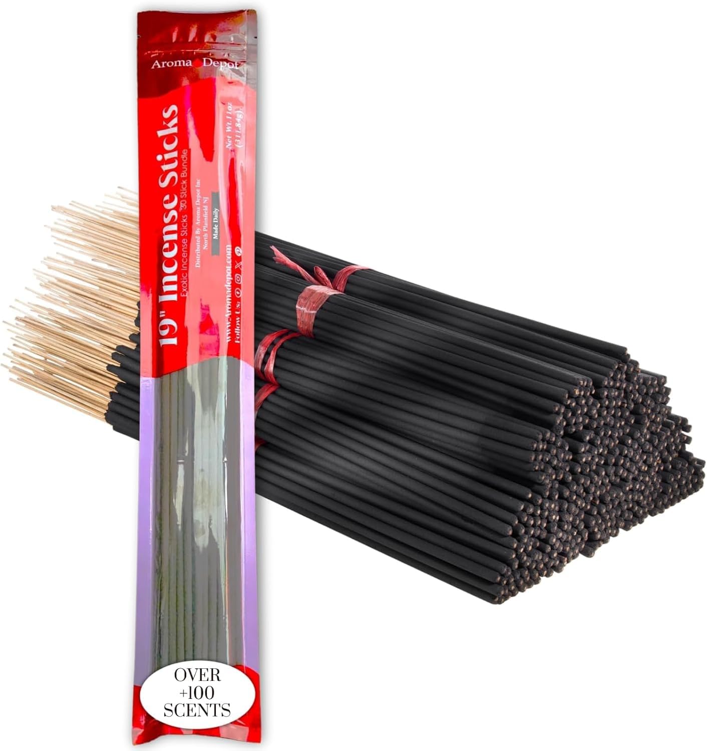 Aroma Depot 19 Inch Patchouli Incense Sticks Bundle