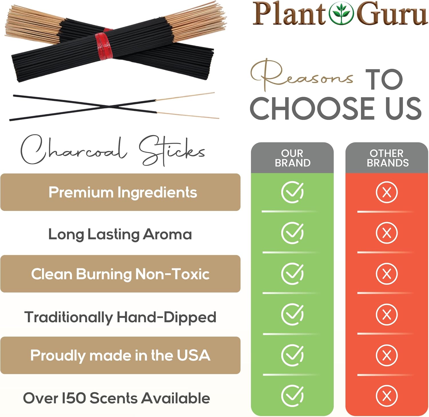 Dragons Blood Incense Sticks 11 Inch - 45 to 50 Sticks Bundle