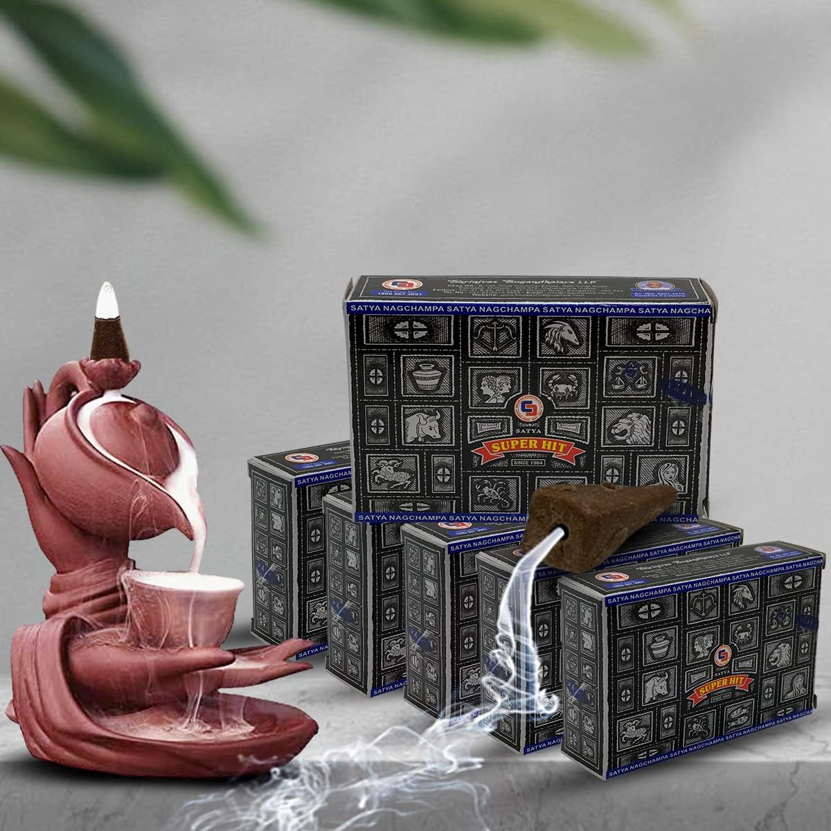 Super Hit Backflow Incense Cones - Pack of 6