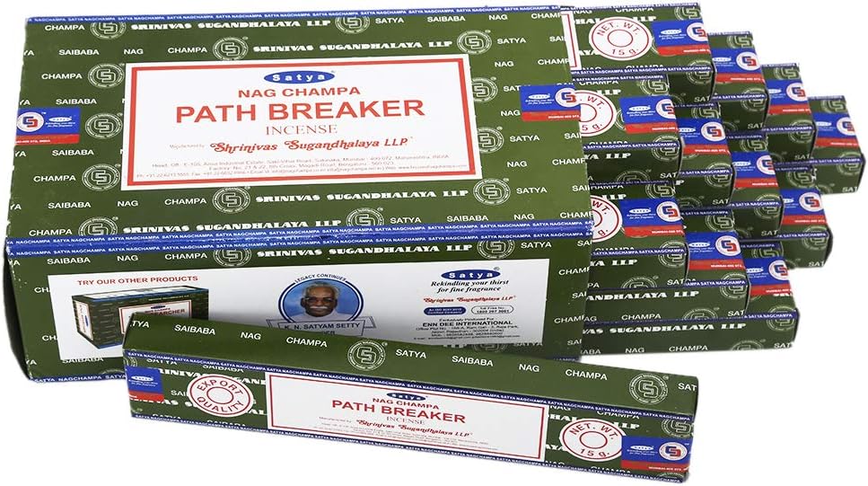 Satya Nag Champa Path Breaker Incense Sticks 15g x 12 Pack