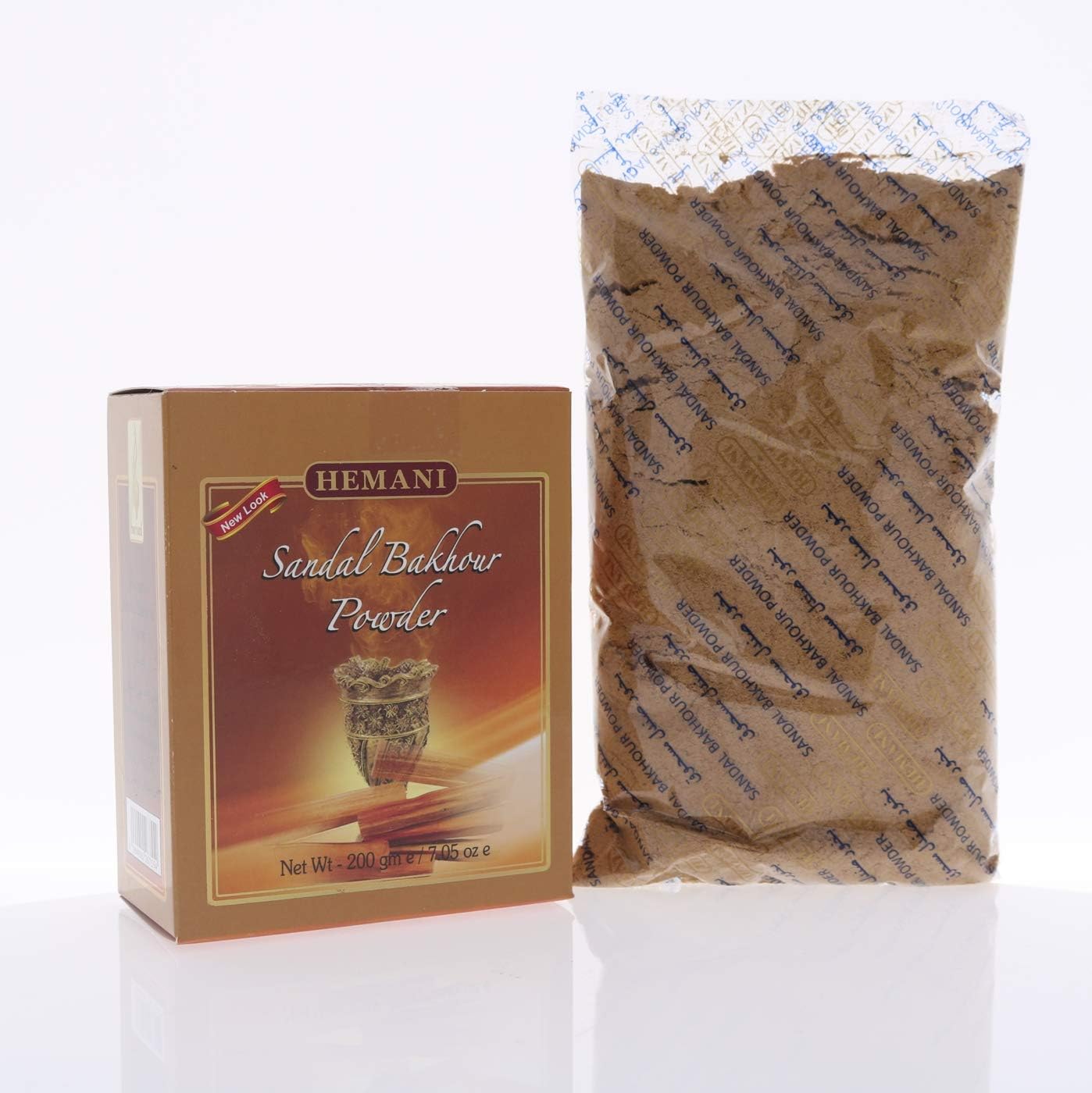 HEMANI Sandal Bakhour Powder - Natural Aromatherapy 200g