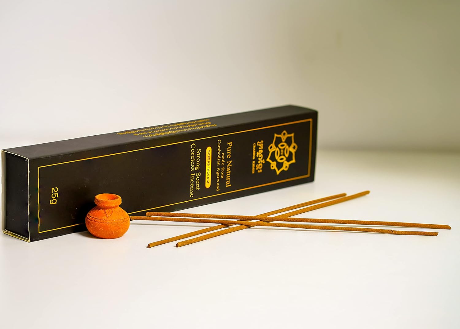 Agarwood Oud Incense Sticks - 25g Natural Scented