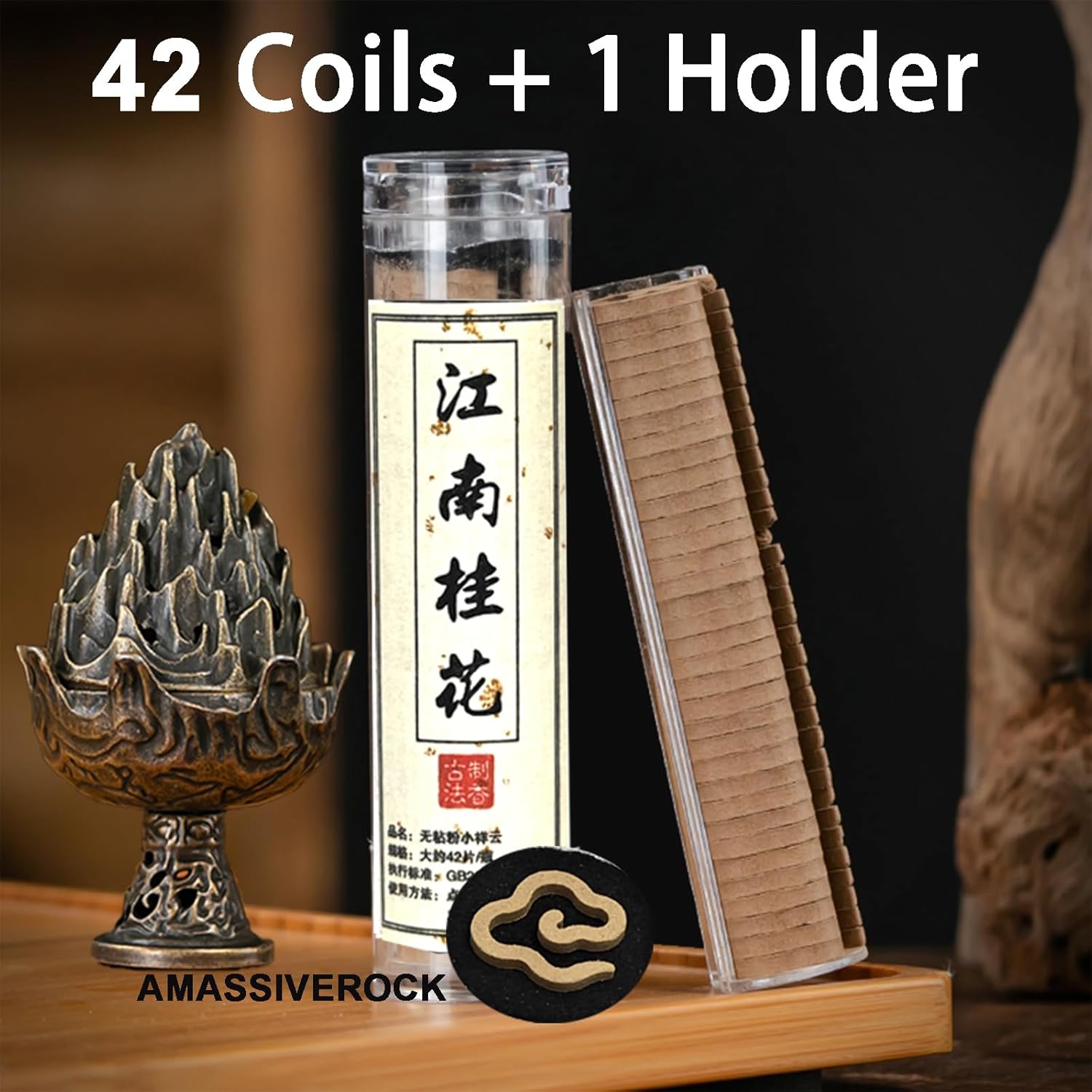 Osmanthus Incense Coils 42PCS Natural Fragrance