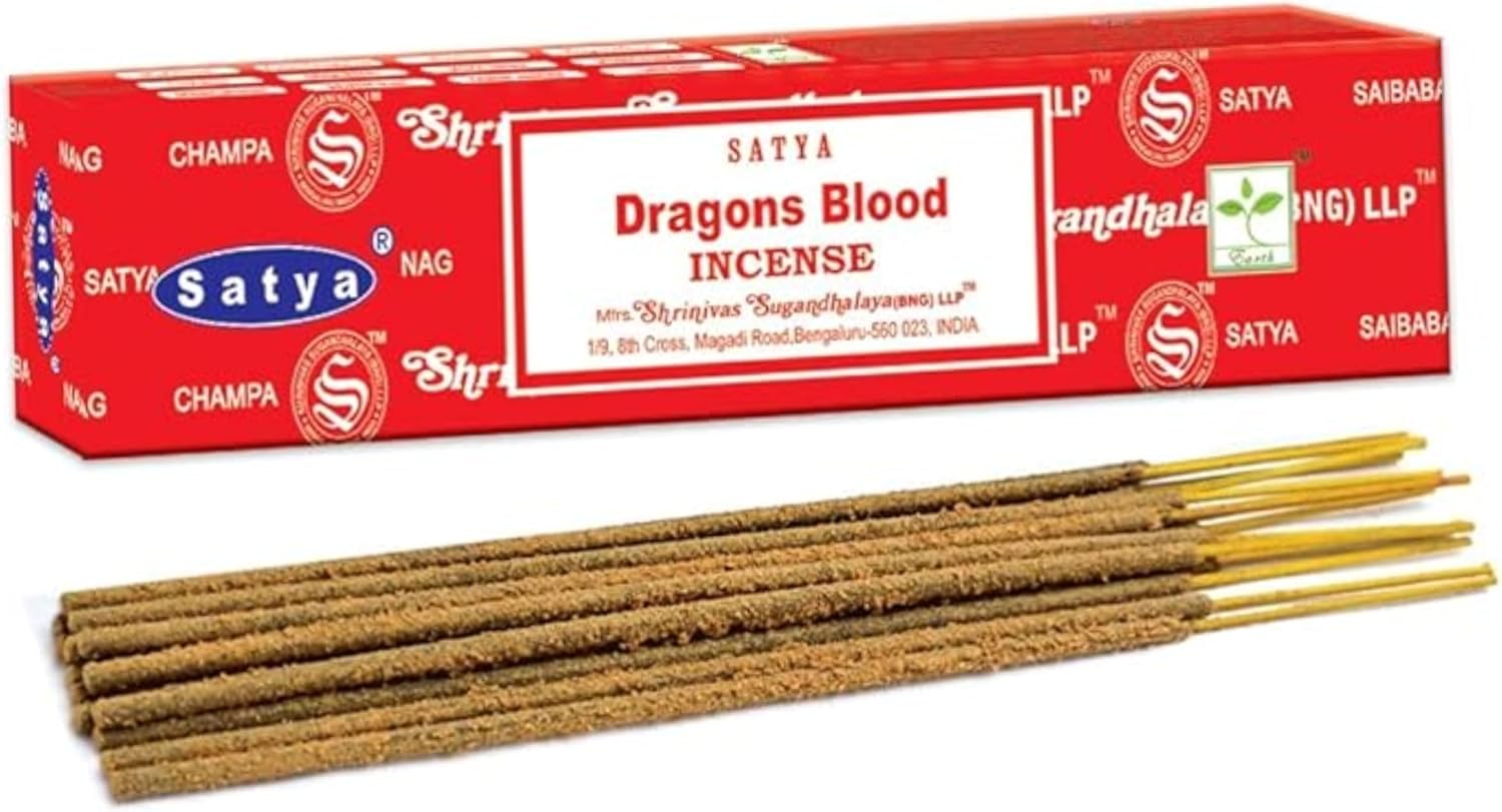 Satya Nag Champa Incense Sticks Dragons Blood