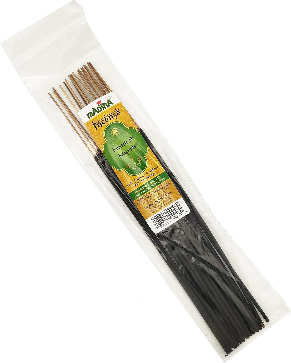 Madina Frankincense Myrrh Incense Stick Pack 12x20