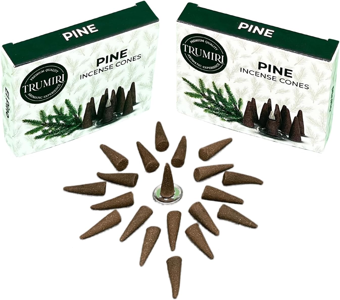Pine Incense Cones - Dual Pack of 10