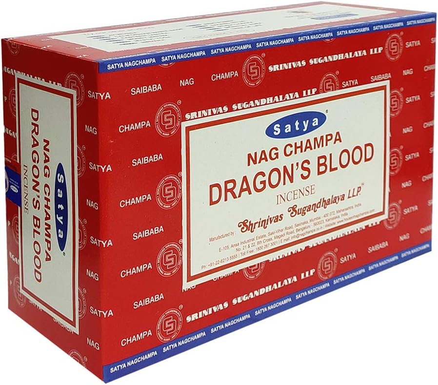Dragons Blood Incense Sticks and Holder Bundle