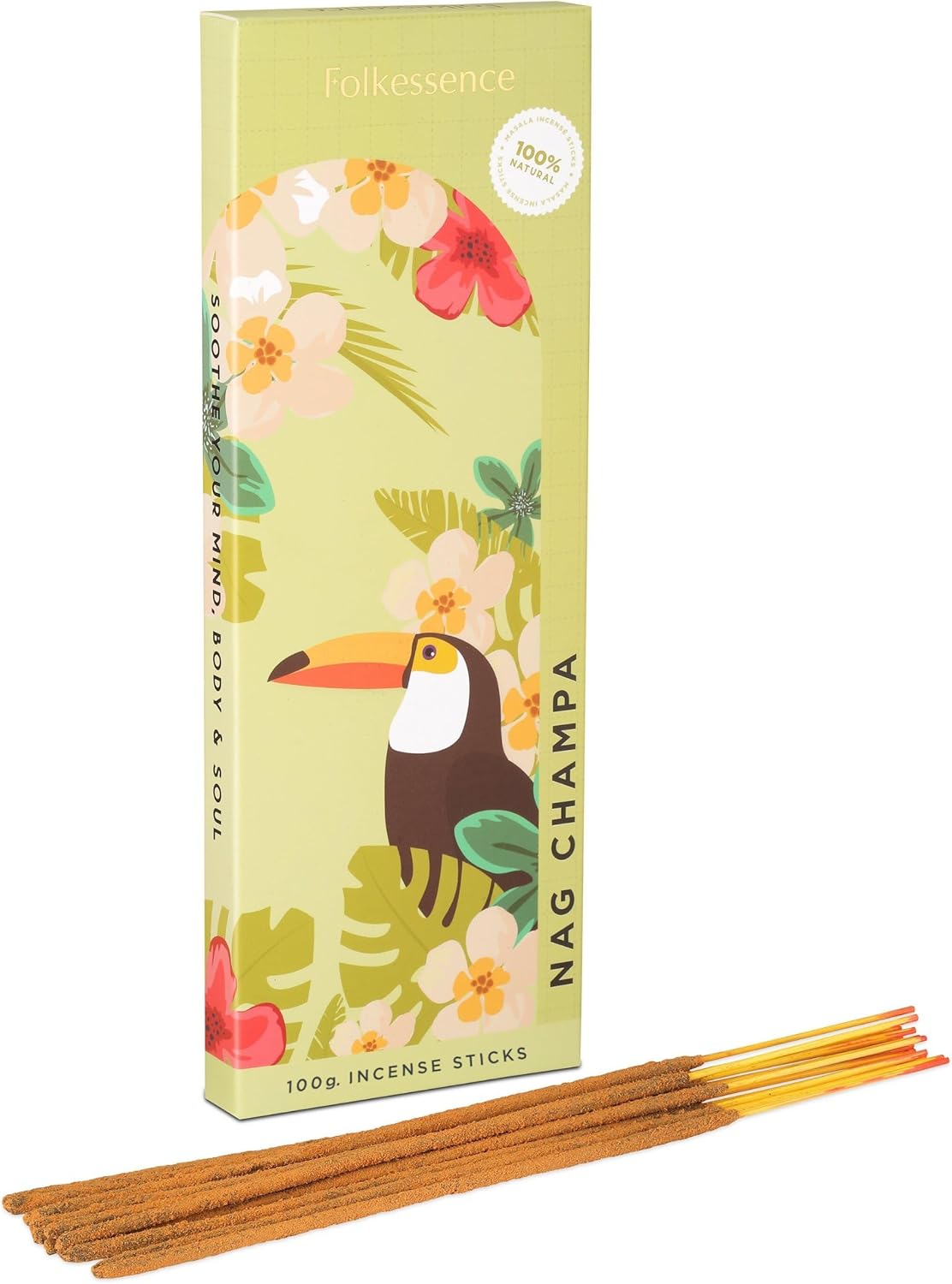Folkulture Nag Champa Incense Sticks Set