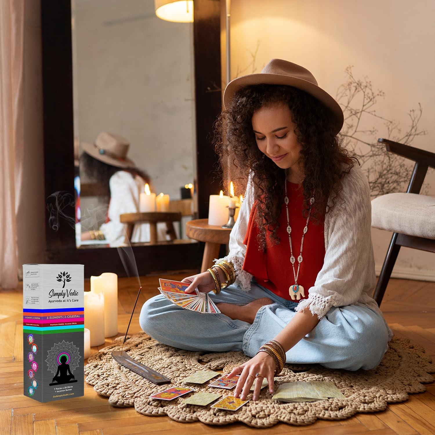 Simply Vedic Premium 5 Elements Incense Sticks Set
