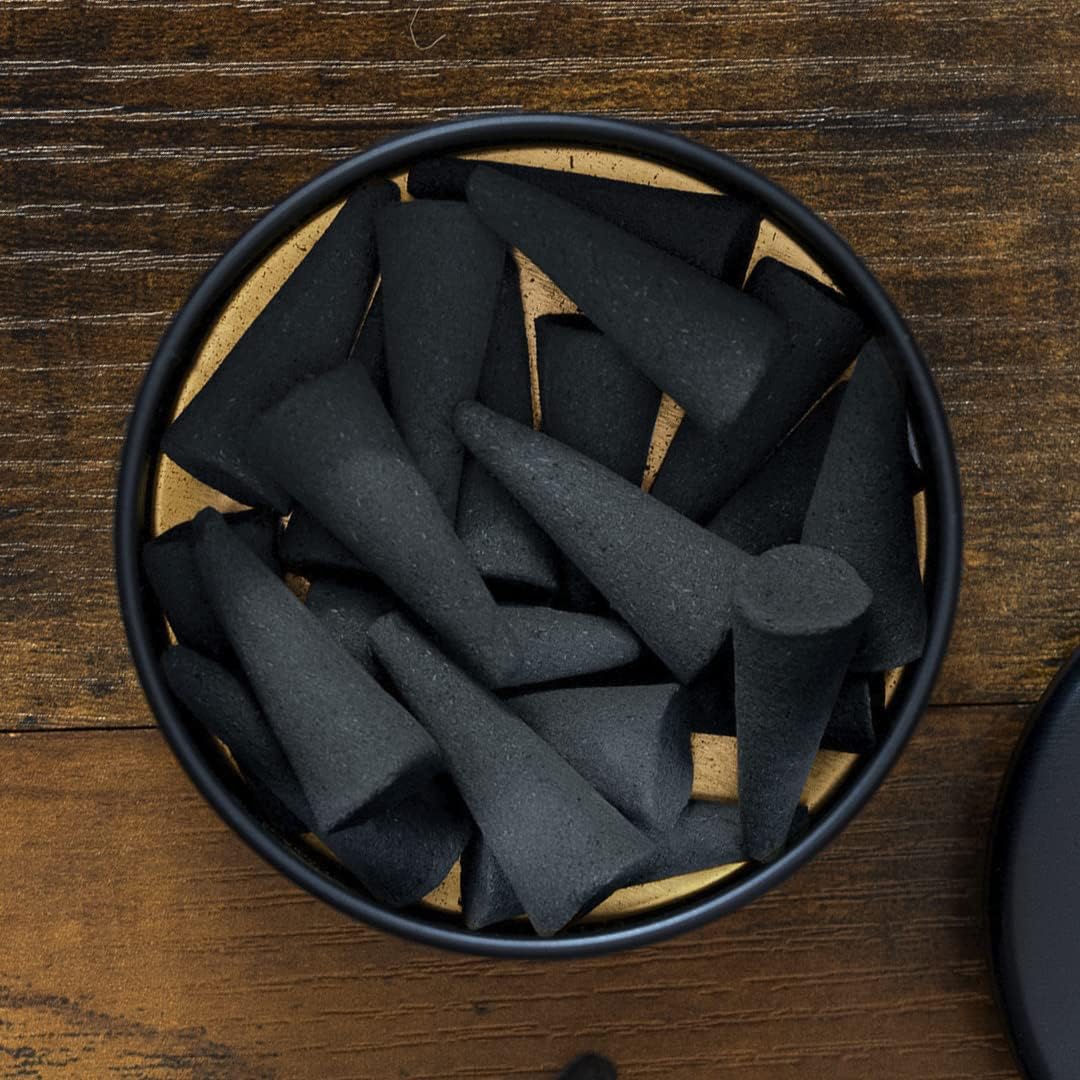 Iron And Glory Sandalwood Incense Cones with Burner