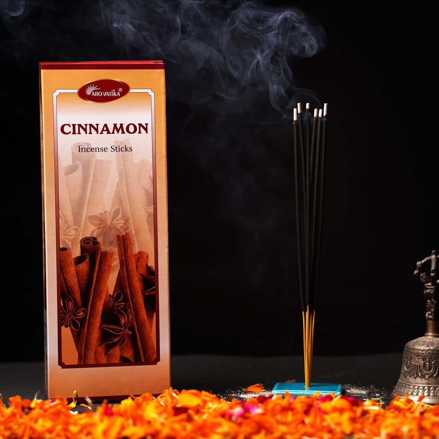 ARO VATIKA Cinnamon Hexa Incense Sticks Pack of 6