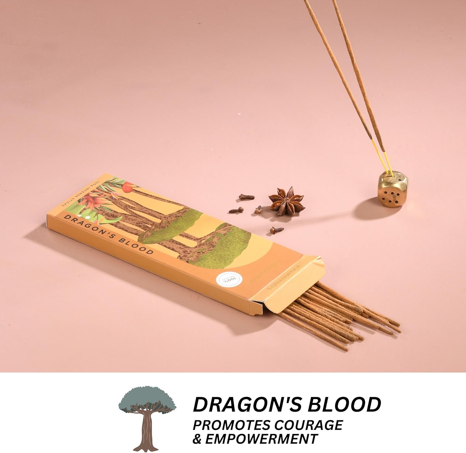 Folkculture Dragons Blood Organic Incense Sticks