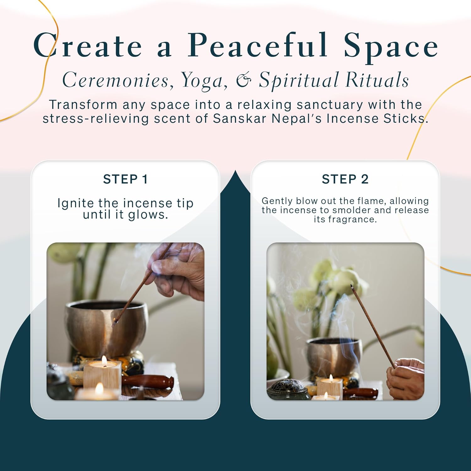 Tibetan Agarwood Incense Pack of 3 for Meditation and Yoga
