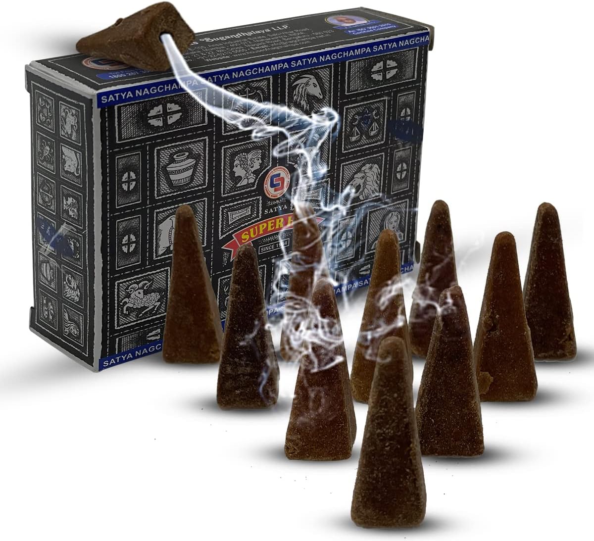 Super Hit Backflow Incense Cones - Pack of 6