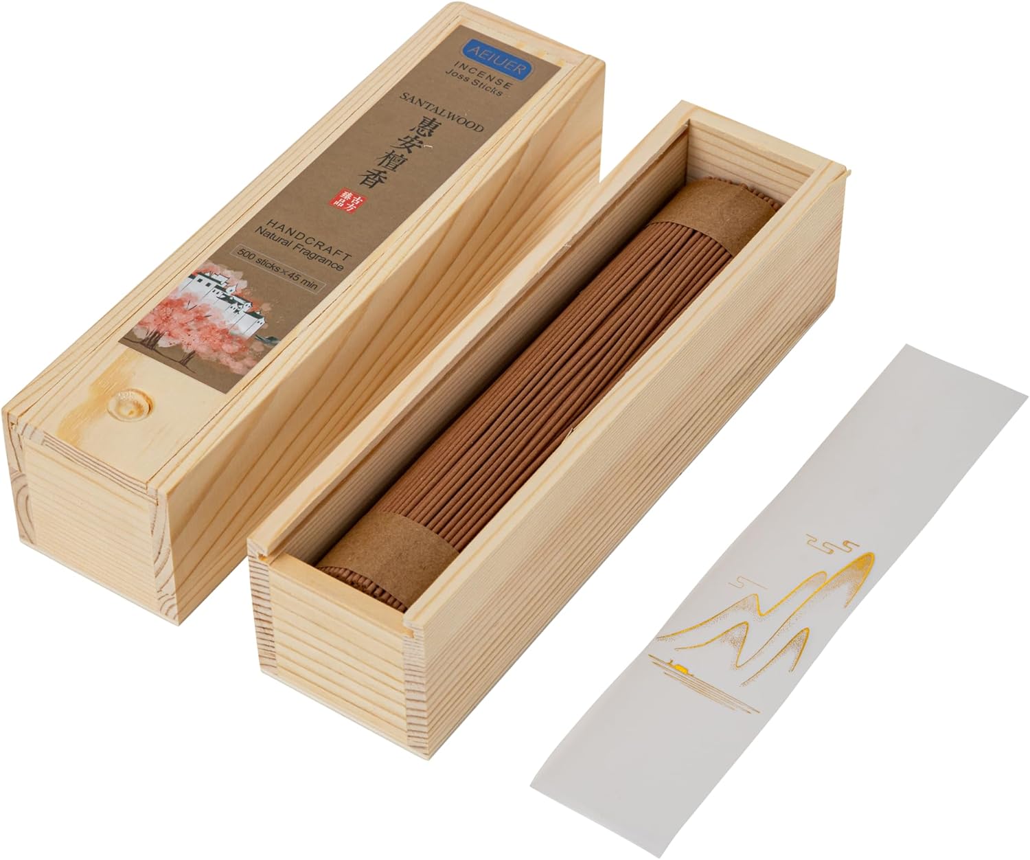 AEIUER Natural Premium Incense Sticks 8 Inch 500 Pieces