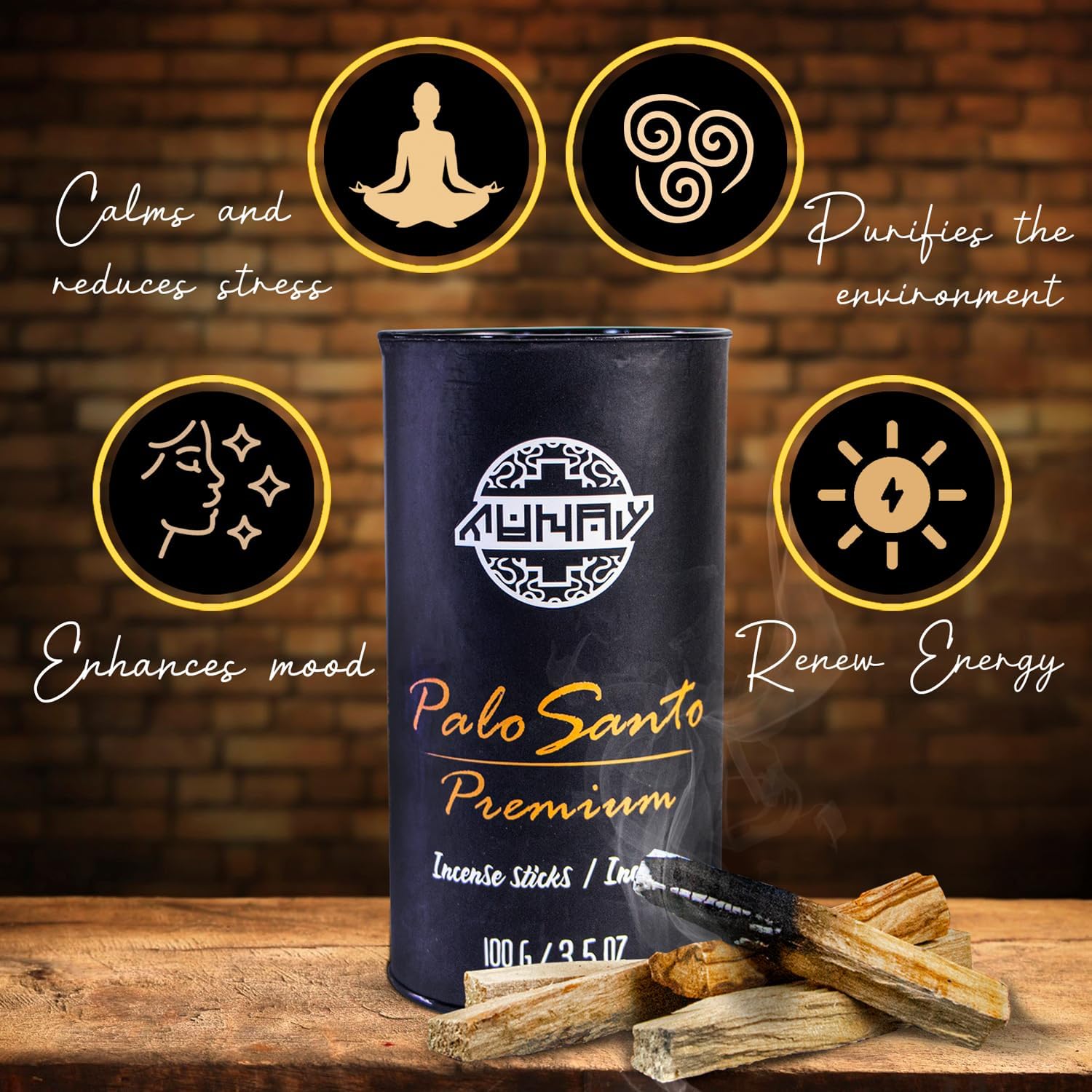 MUNAY Extra Premium Palo Santo Sticks 100gr