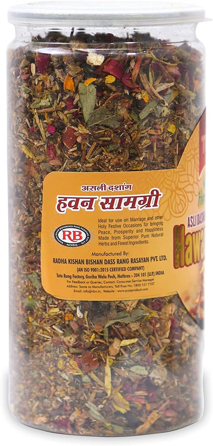 Tota Herbal Havan Samagri 400gm Jar for Pooja