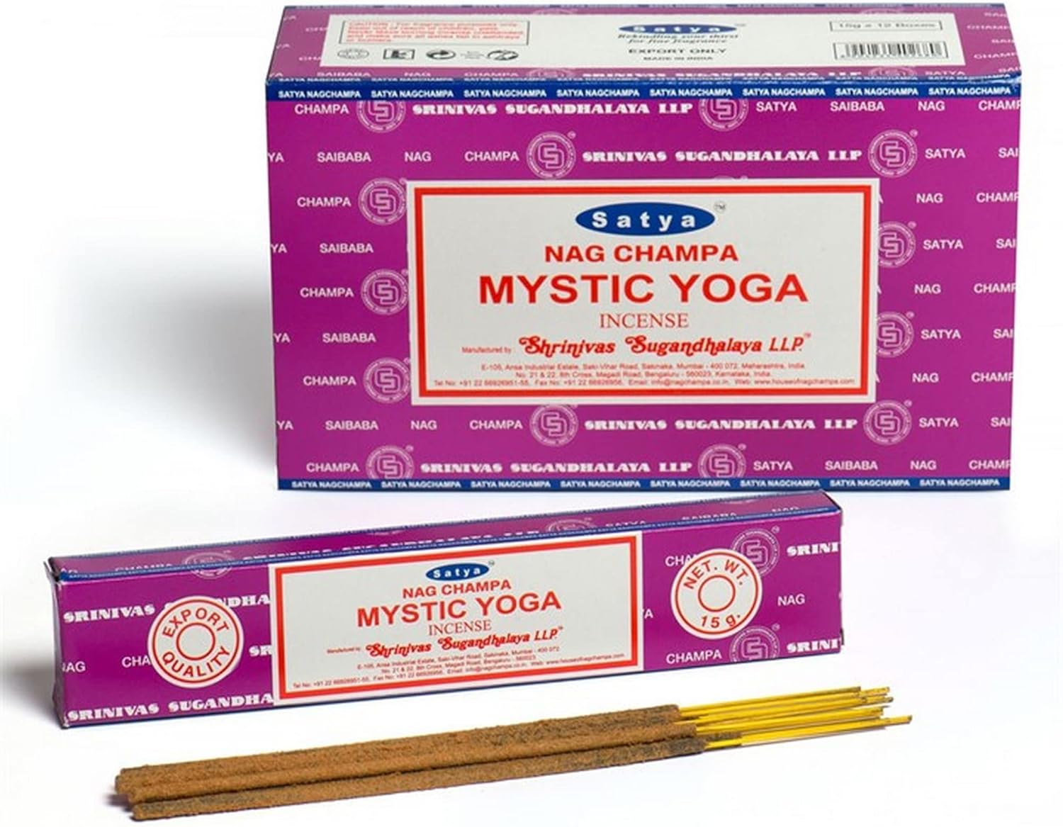 Satya Incense Sticks Black Mystic Yoga