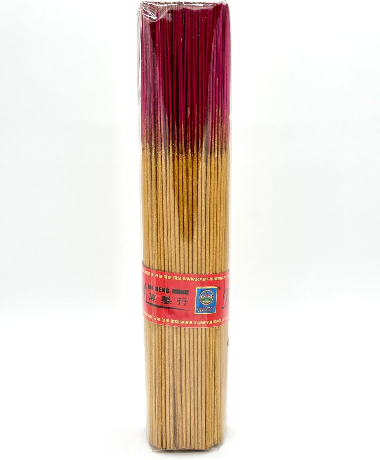 Gold Incense Joss Stick 1 lb Bundle with Coiling Ember Effect