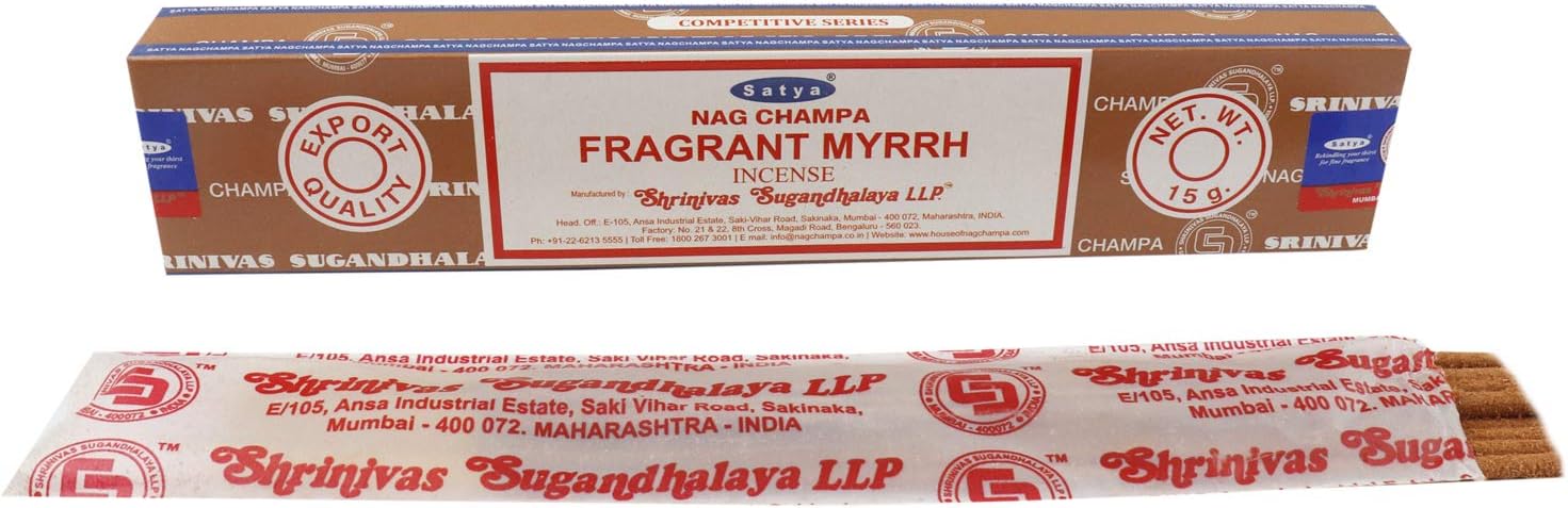 SATYA Nag Champa Fragrant Myrrh Agarbatti