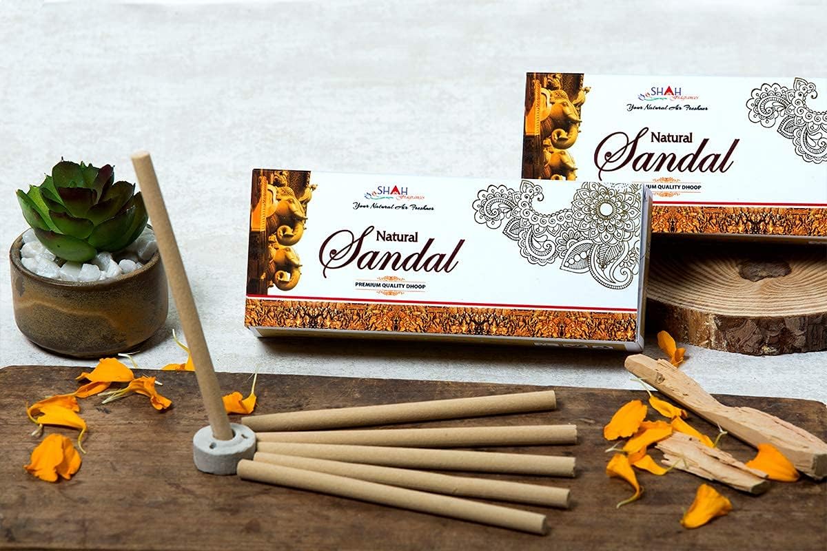 Natural Sandalwood Premium Dhoop Sticks Pack of 3
