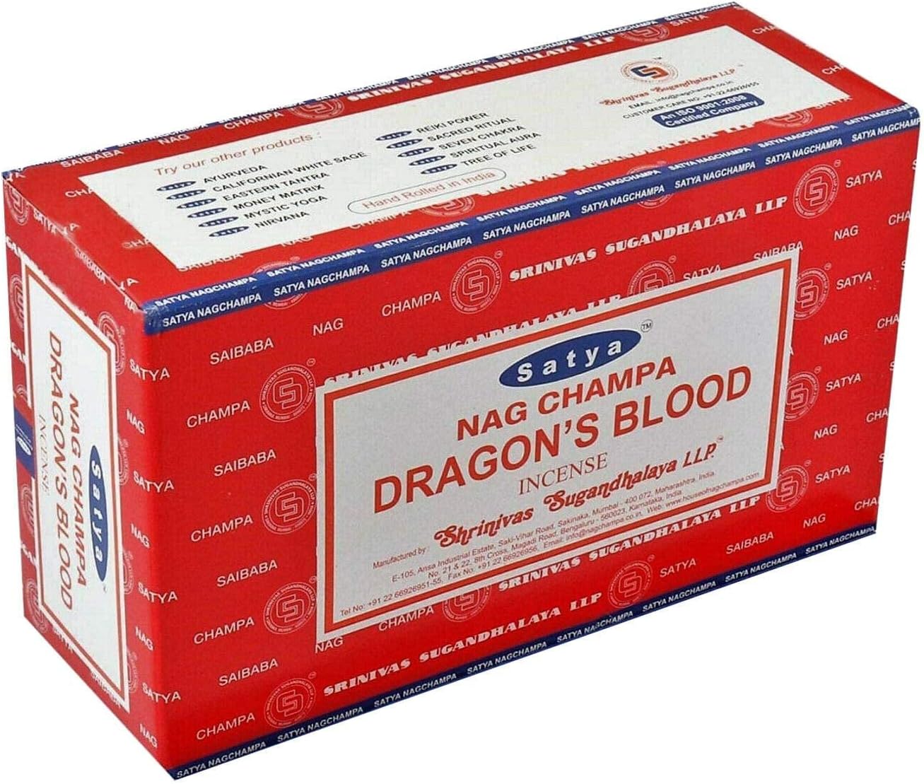 Satya Dragons Blood Incense Sticks