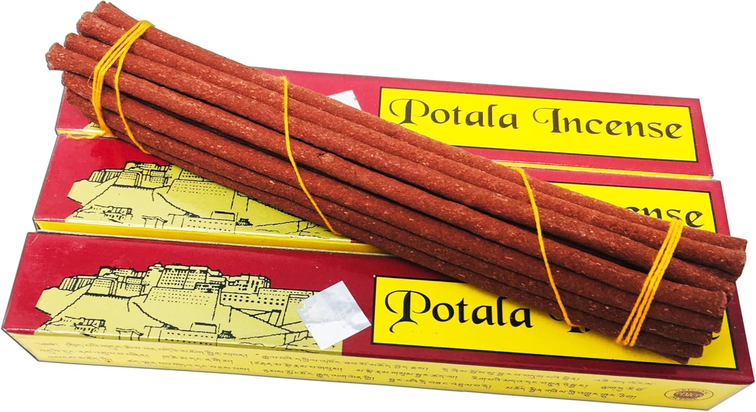 GKCO Potala Incense 60 Sticks 3 Boxes 6 Inches Long