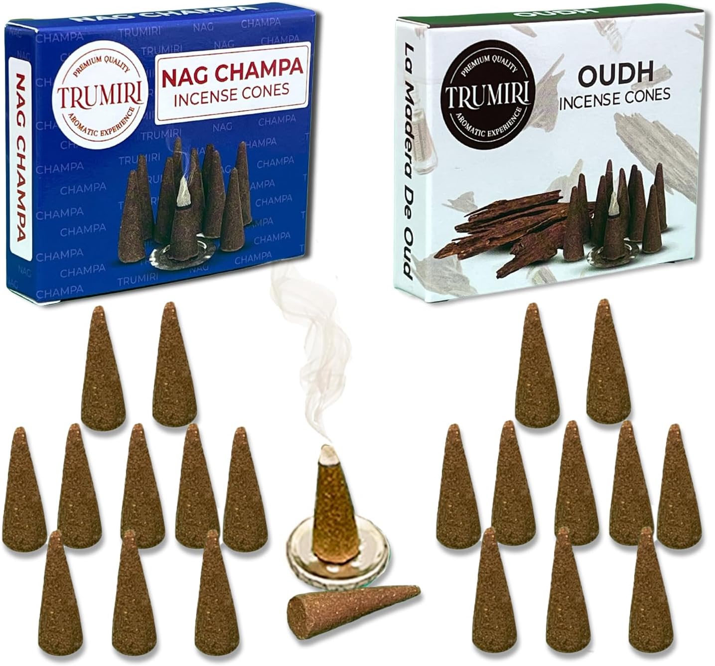 TRUMIRI Incense Cones - 20 Piece Combo Pack