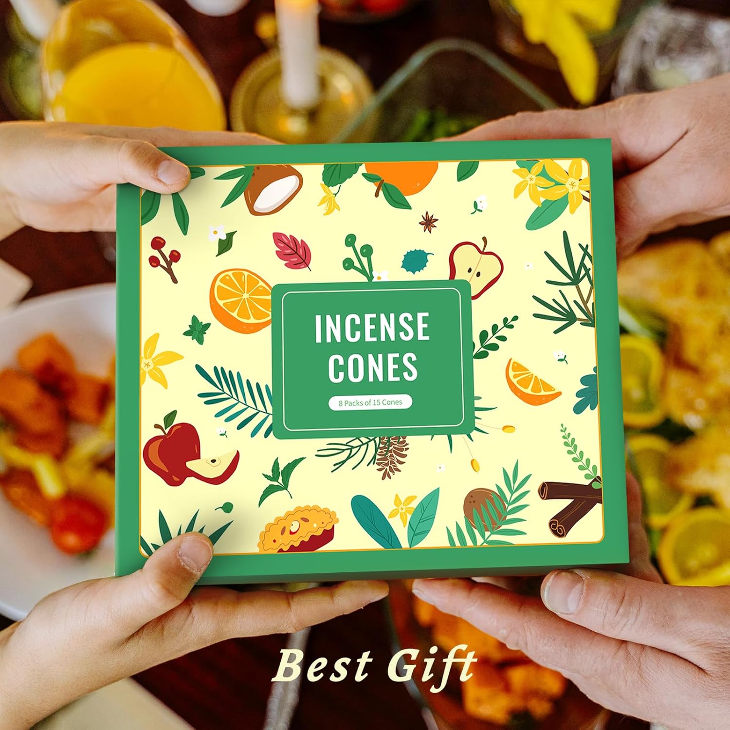 SCENTORINI Incense Cones Set 120 Pieces