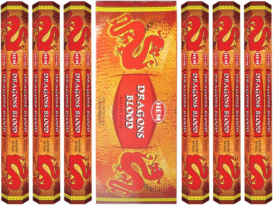 Dragons Blood Incense Sticks and Holder Set
