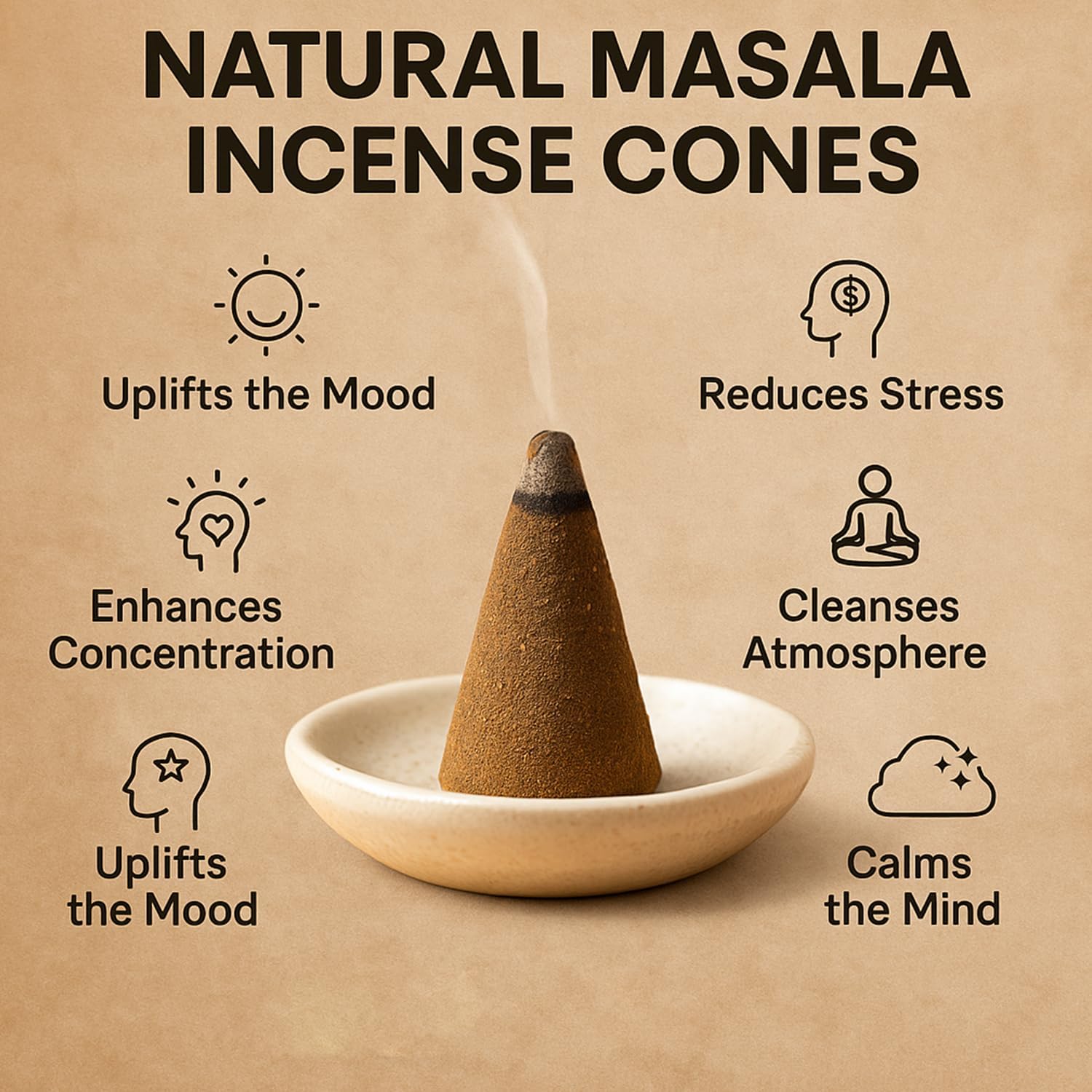 Satya Sai Baba Dragons Blood Natural Masala Incense Dhoop Cones 144 in 12 Boxes