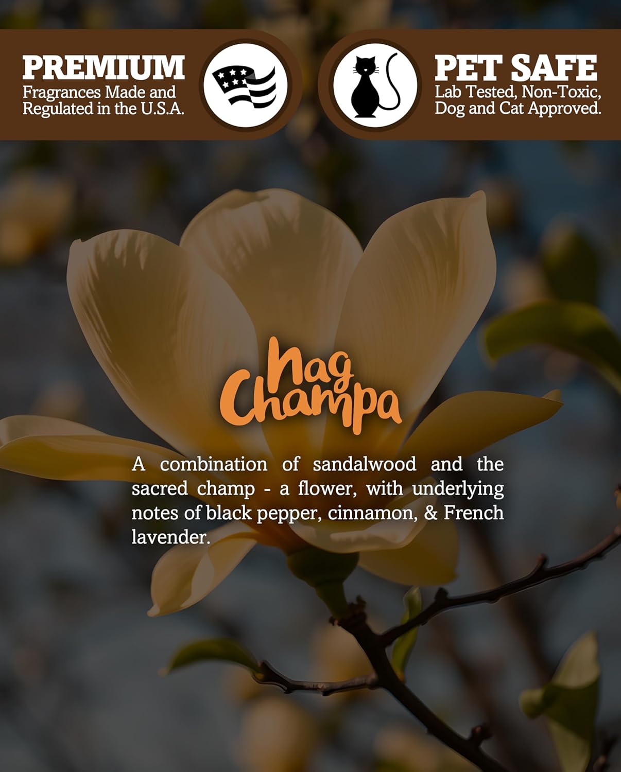 Shorties Candle Company Nag Champa Wax Melts 3 Oz Bar