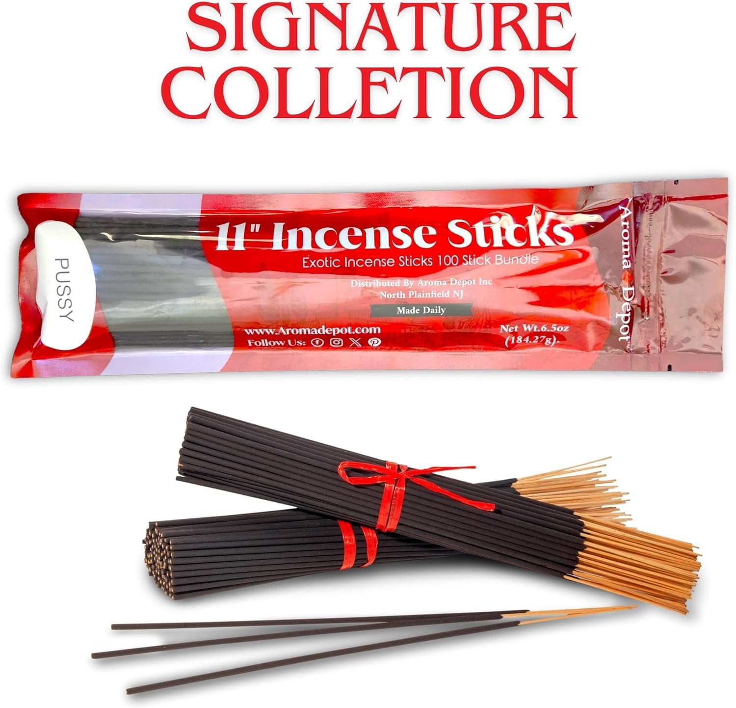 Nag Champa Incense Sticks - 11 Natural Burn for 45-60 Min