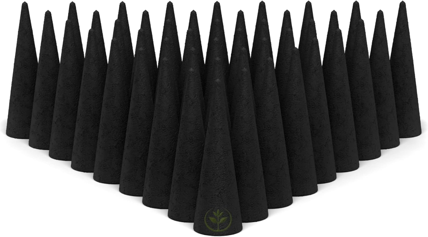 60 Natural Charcoal Incense Cones for DIY Aromatherapy