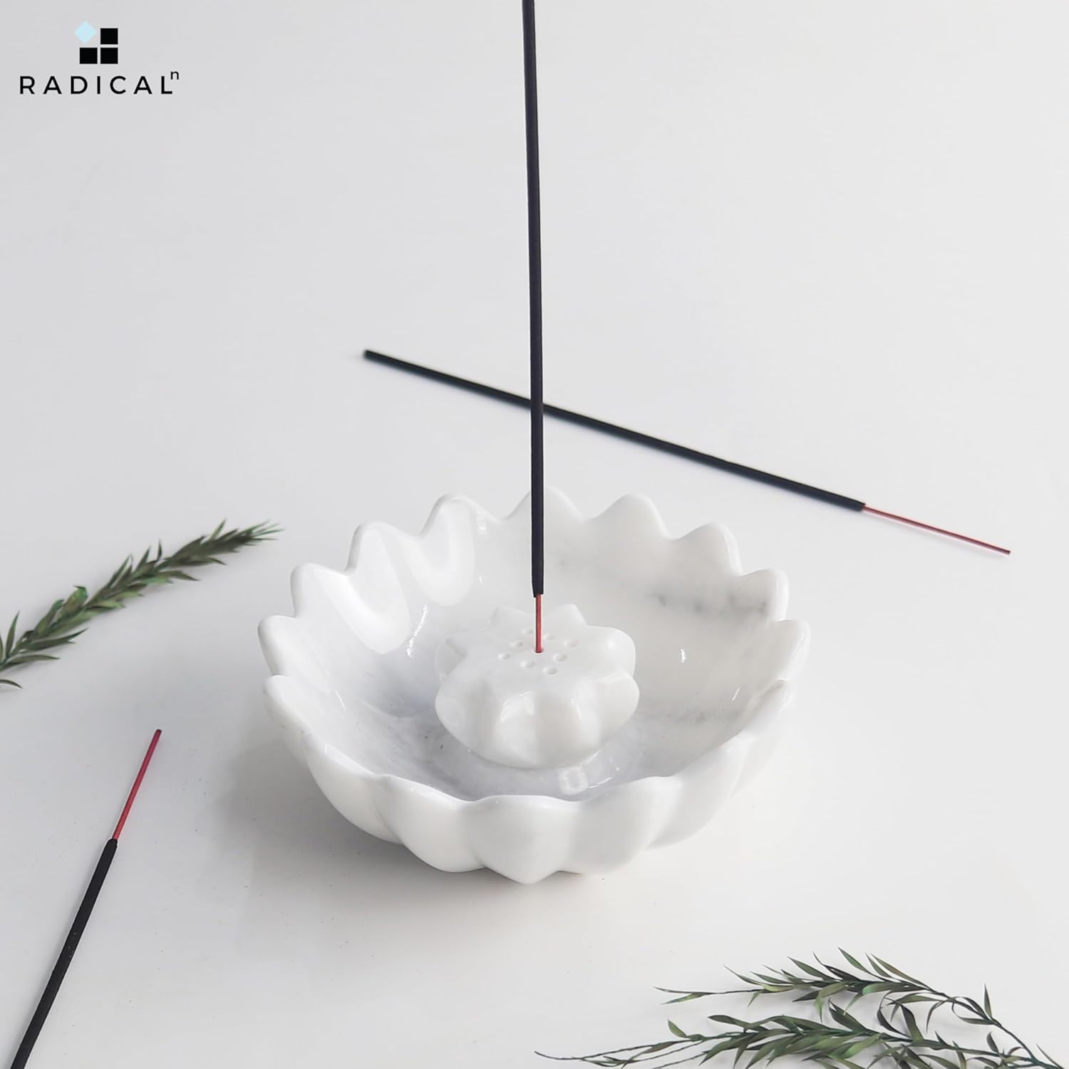Radicaln Marble Incense Holder Set for Home Decor