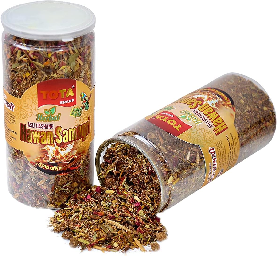 Tota Herbal Havan Samagri 400gm Jar for Pooja