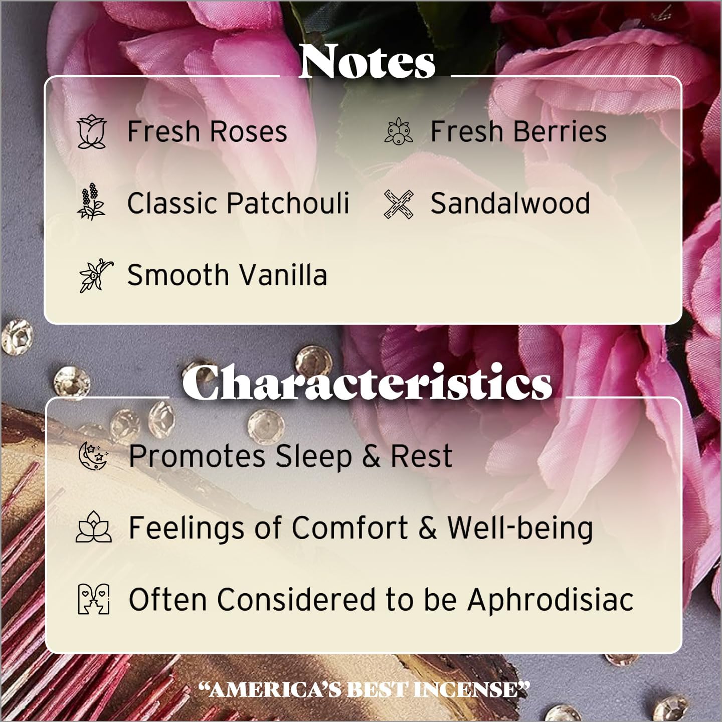 Wild Berry Incense Sticks - Champa Flower 100 Count
