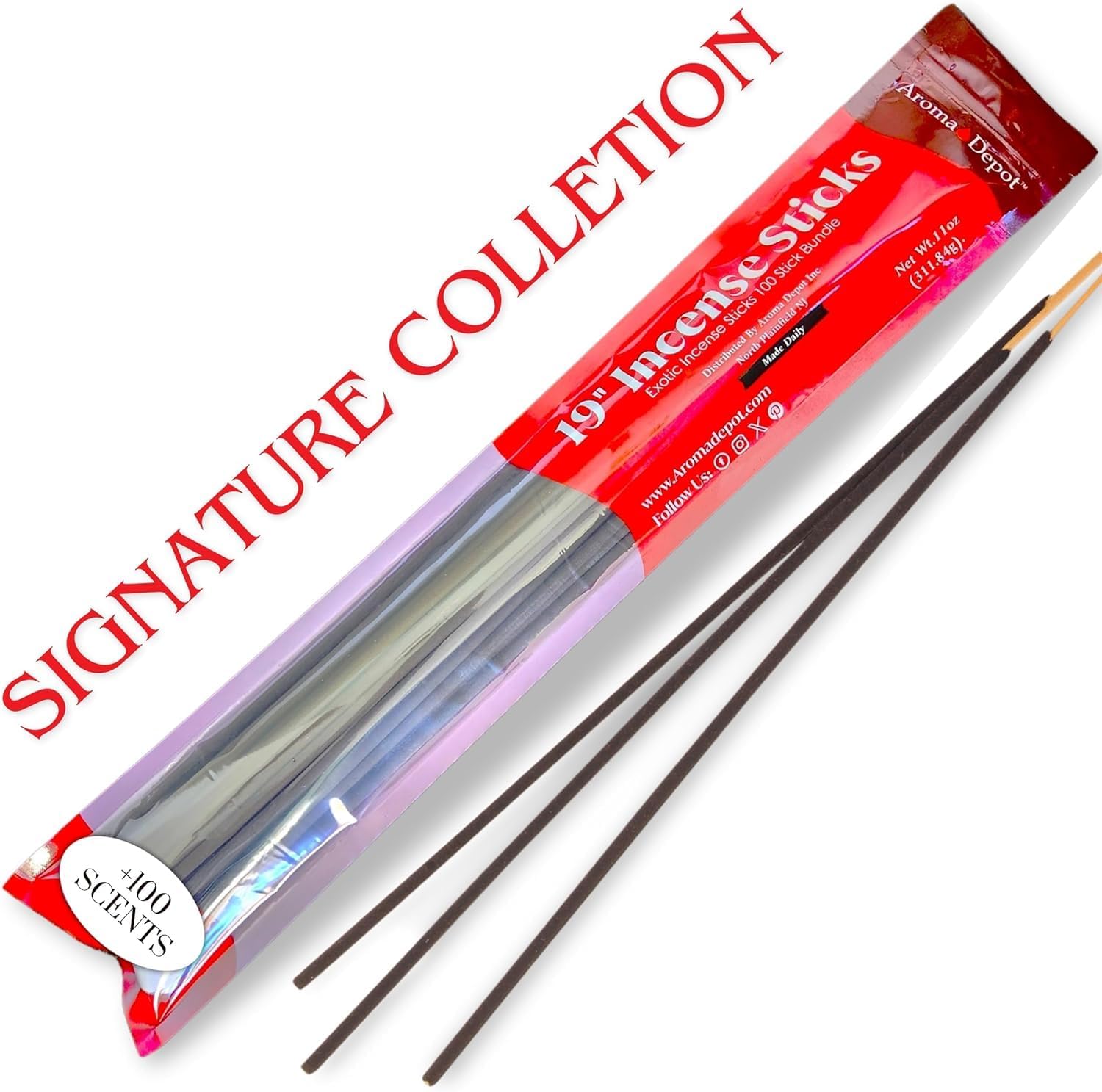 Aroma Depot 19 Inch Patchouli Incense Sticks Bundle