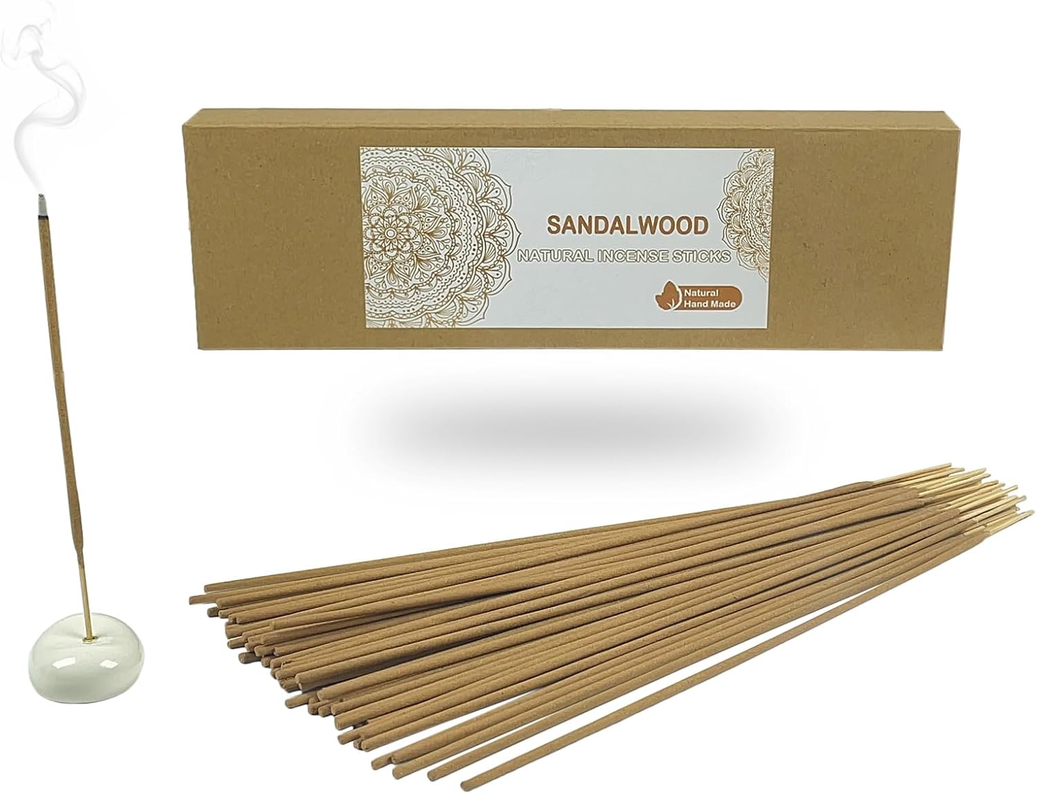 Sandalwood Incense Sticks 100 Gm Pack Free Holder