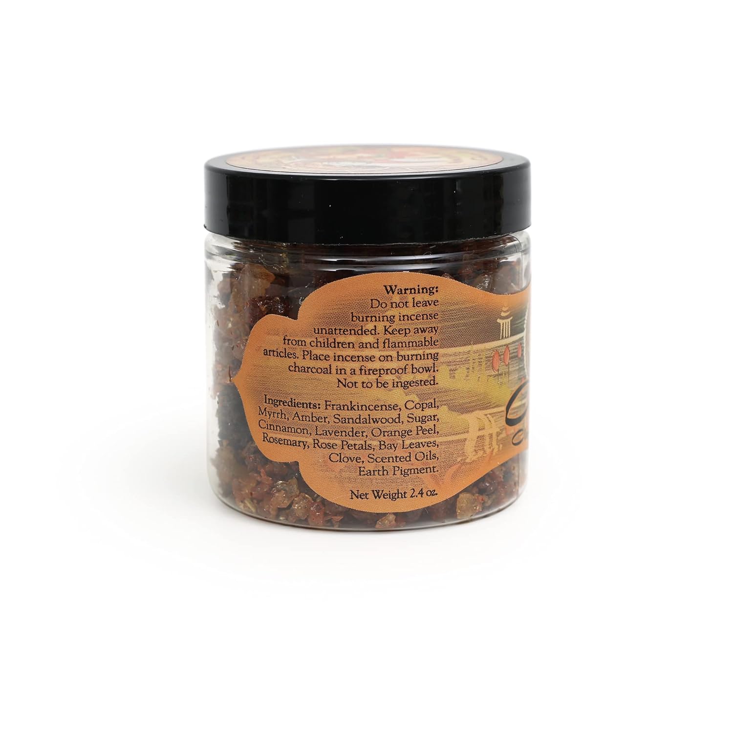 Ananda Resin Incense - Natural Spiritual Fragrance 24 Ounce Jar