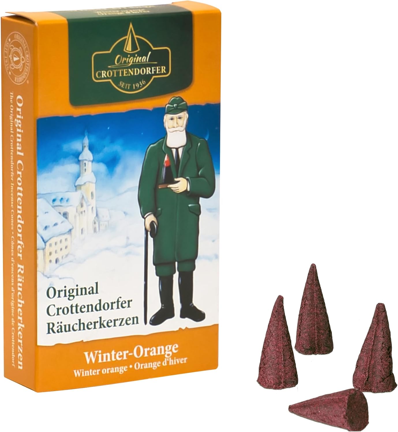 Original Crottendorfer Incense Cones Sandal Giant XL Pack of 5