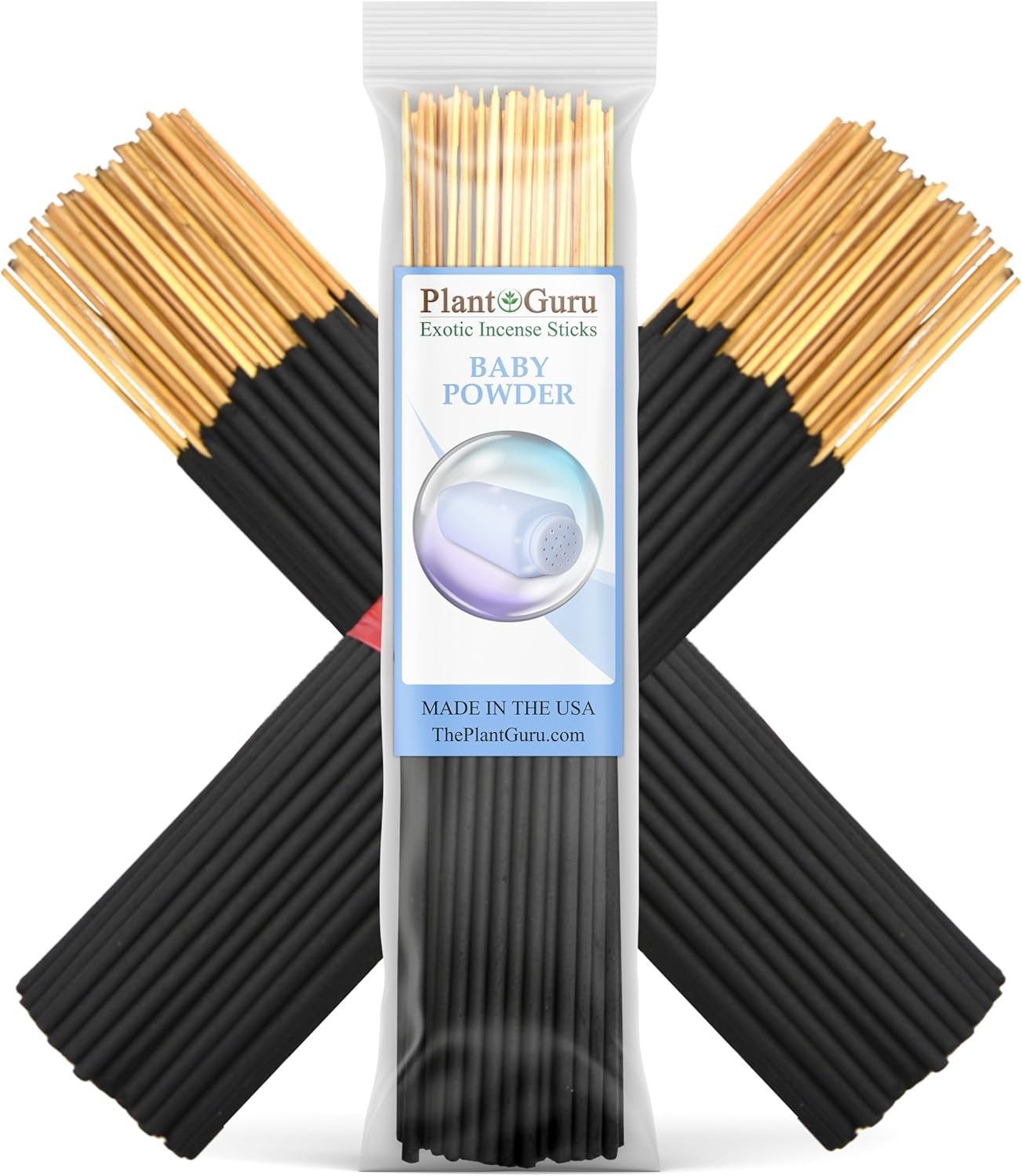 Baby Powder Exotic Incense Sticks 7 Inch - 85 to 100 Sticks Bundle
