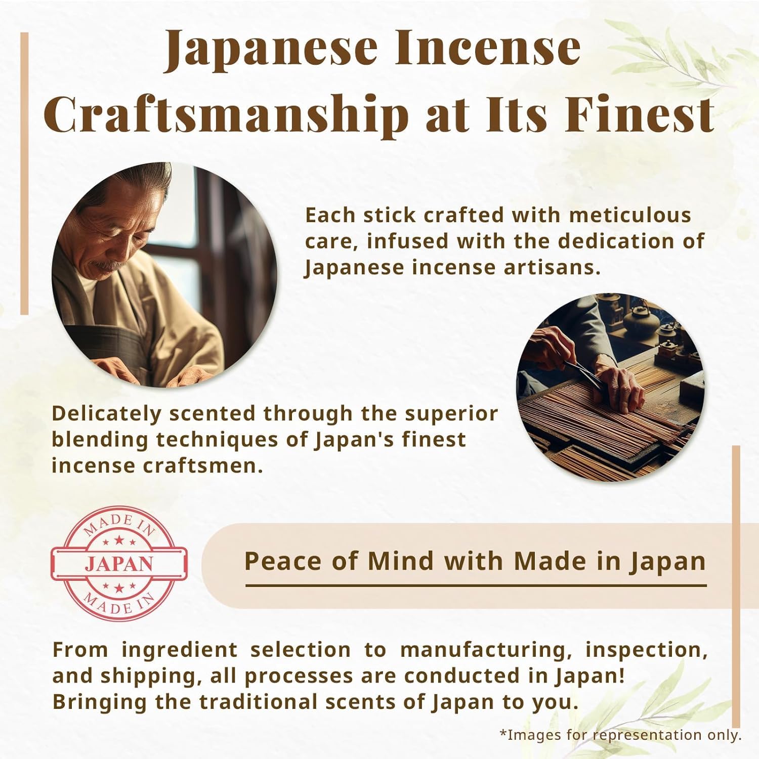 Hasegawa Original Low Smoke Japanese Incense Sticks
