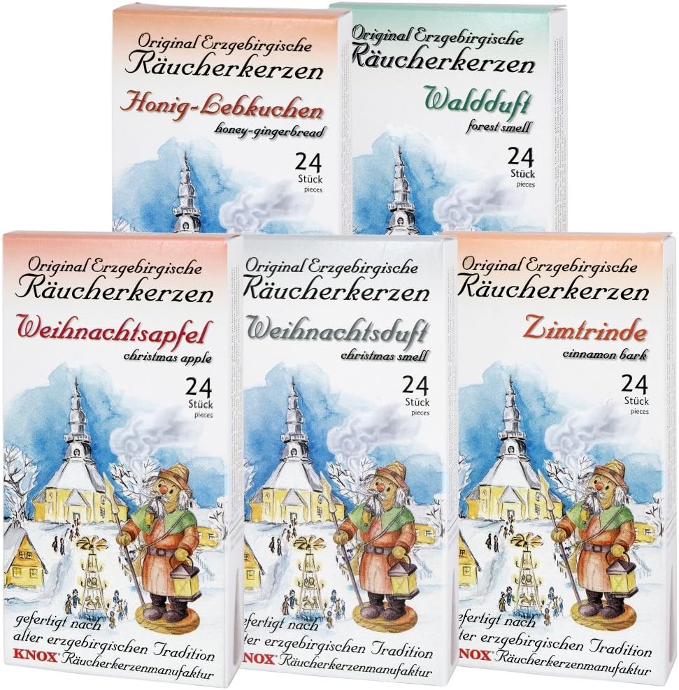Knox Cinnamon Bark German Incense Cones Pack of 24