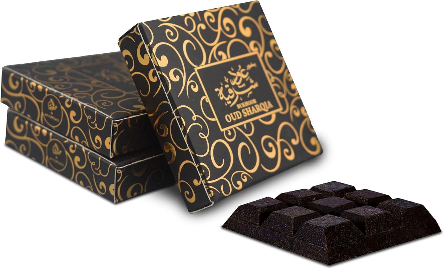 Bakhoor Oud Sharqia Incense Bricks - 40g Pack of 03