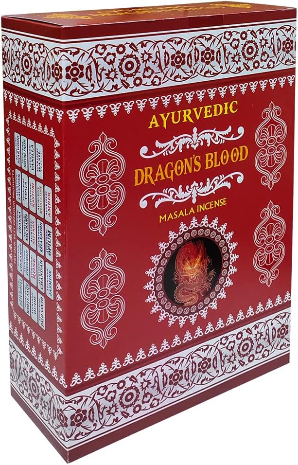 TRUMIRI Dragons Blood Incense Sticks and Holder Bundle