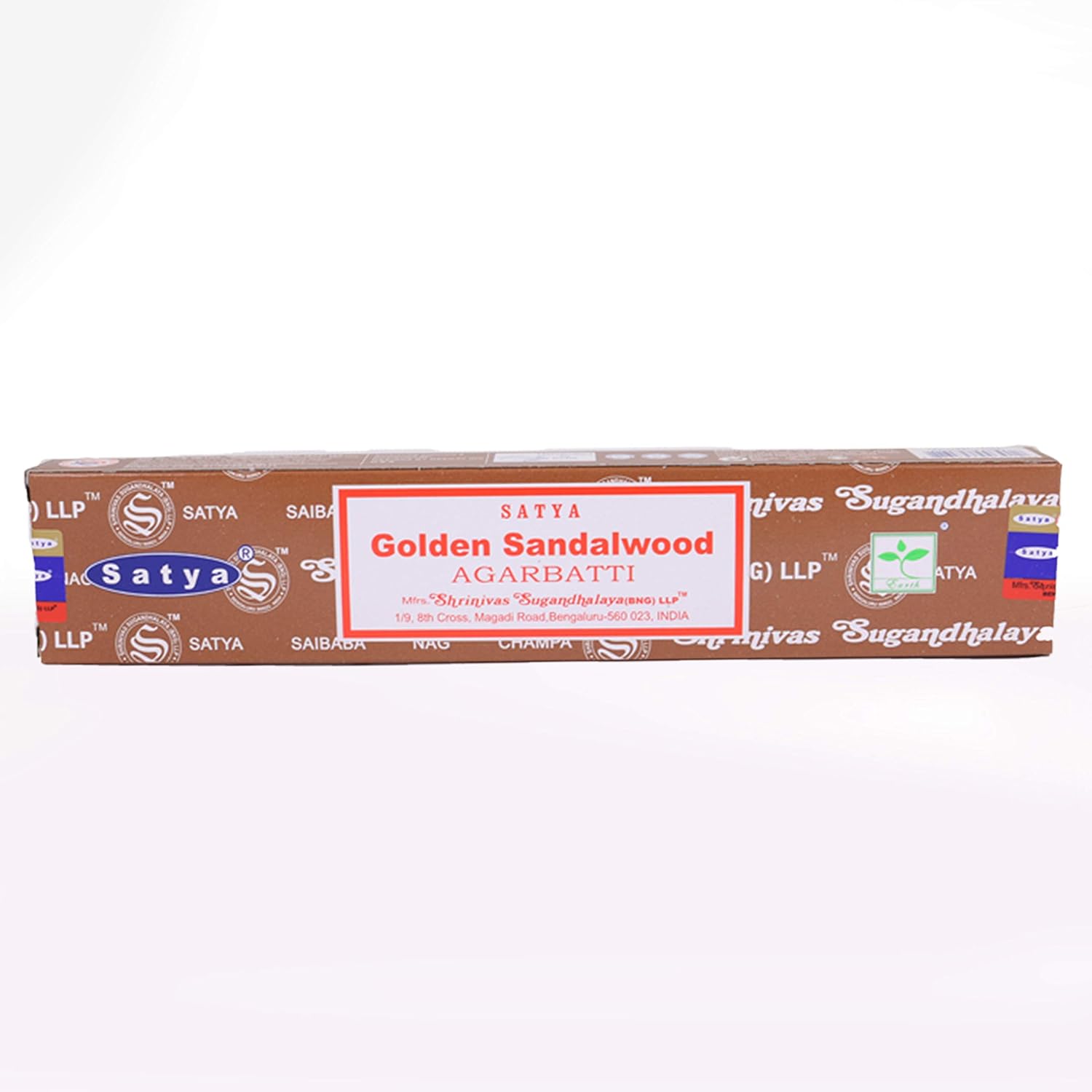 Satya Nag Champa Incense Sticks 12 Pack Golden Sandalwood