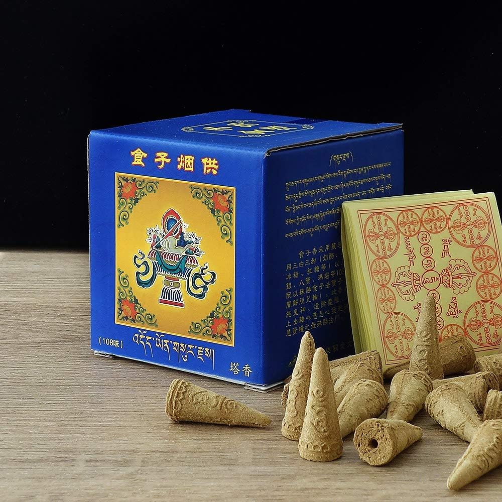 Tibetan Incense Cones for Meditation and Zen Aromatherapy